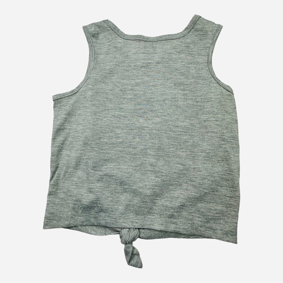Calvin Klein Front Tie Tank Top Gray Size M - Picture 2 of 5